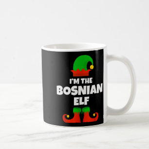 Ik ben de Bosnische Elf Familie Pyjama Kerst Grapp Koffiemok