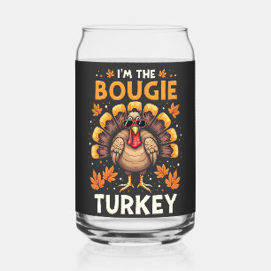 Ik ben de Bougie Kalkoon Funny Thanksgiving Sassy  Blikvorm Glas