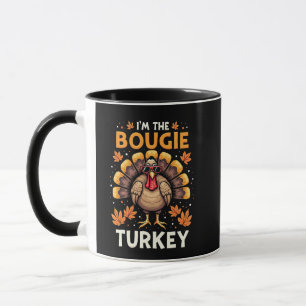 Ik ben de Bougie Turkije Funny Thanksgiving Sassy Mok