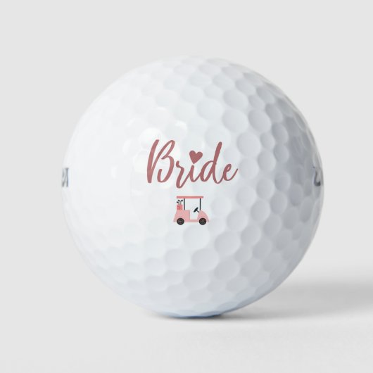 Ik ben de Bride met Bride team Golfballen (Voorkant)