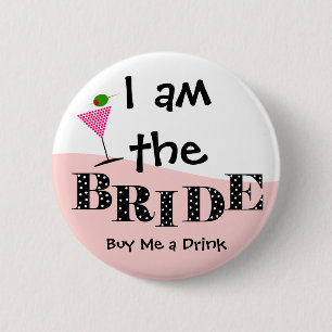 Ik ben de Bride Party Button