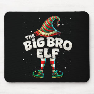 Ik ben de broer Elf Familie Matching Groep Kerstmi Muismat