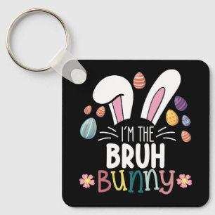 Ik ben de Bruh Bunny Pasen Matching Sleutelhanger
