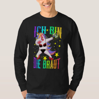 Ik Ben De Bruid Jga Eenhoring Trouwfeest Jonggezel T-shirt