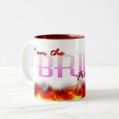 Ik ben de bruidvormer tweekleurige koffiemok (Voorkant links)