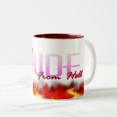 Ik ben de bruidvormer tweekleurige koffiemok (Voorkant rechts)