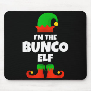 Ik ben de Bunco Elf Familie Pyjama Kerst Grappig B Muismat