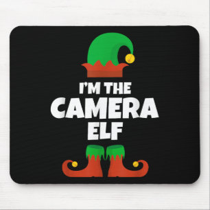 Ik ben de Camera Elf Familie Pyjama Kerstman Pho Muismat
