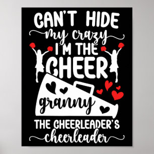 Ik ben de cheer-oma van een cheerleader-oma grootm poster