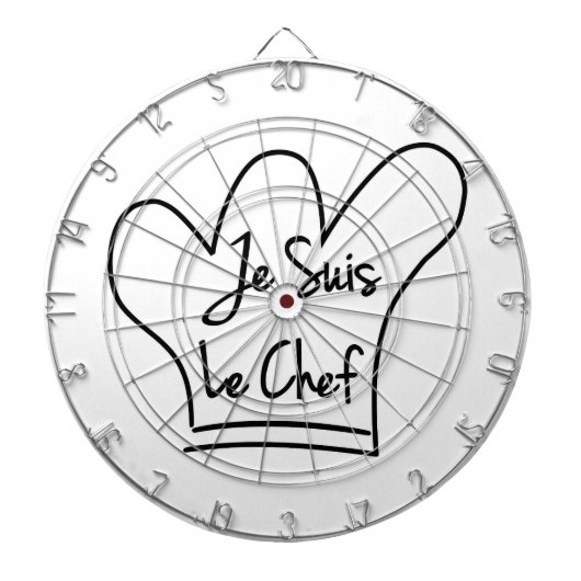 Ik Ben De Chef Dartbord (Voorkant)