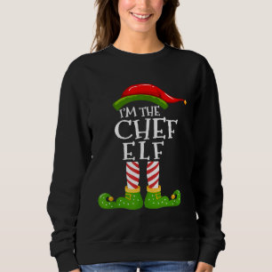 Ik ben de chef elf groep bijpassende familie kerst trui