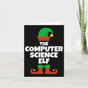 Ik ben de computer wetenschap elf familie pyjama k kaart