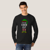 Ik ben de Cook Elf Kerstmis. T-shirt (Voorkant volledig)
