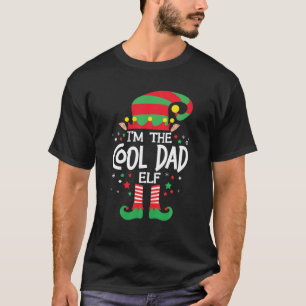 Ik ben de Cool Dad Elf Family Group Matching Chris T-shirt