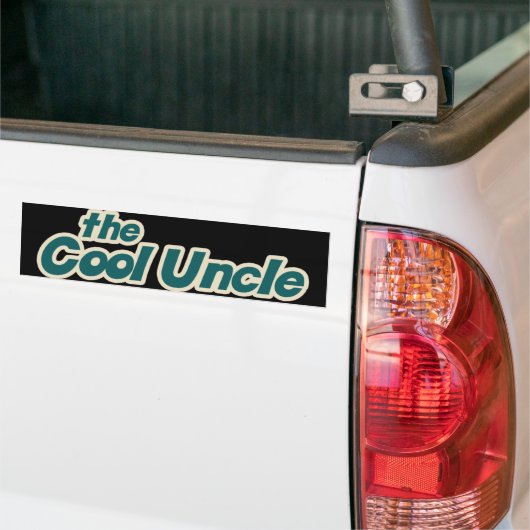 Ik ben de Cool oom Bumpersticker (Op Truck)