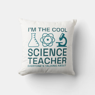 Ik ben de Cool Science Teacher Kussen