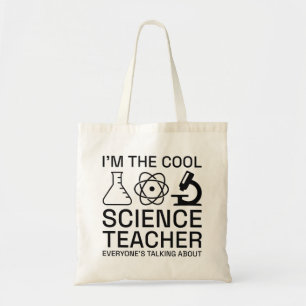 Ik ben de Cool Science Teacher Tote Bag