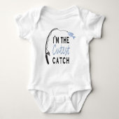 Ik ben de Cutest Catch Funny Gevist Romper (Voorkant)
