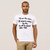 Ik ben de deur T-Shirt (Voorkant volledig)