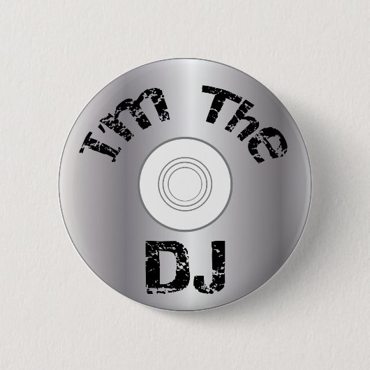 Ik ben de DJ Button Badge (Voorkant)