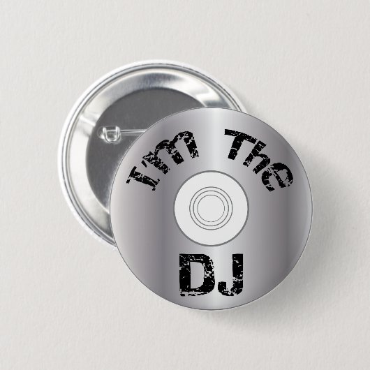 Ik ben de DJ Button Badge (Voorkant /achterkant)