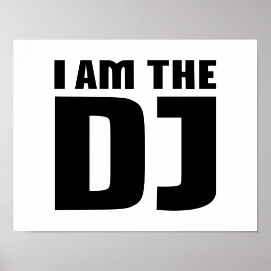 Ik ben de DJ Poster (Voorkant)
