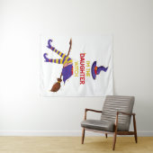 Ik ben de dochter-haak wandkleed (In Situ (horizontaal))