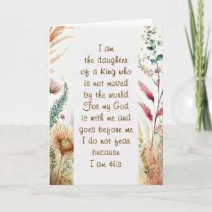 Ik ben de dochter van een Christelijk Koninklijk G Kaart