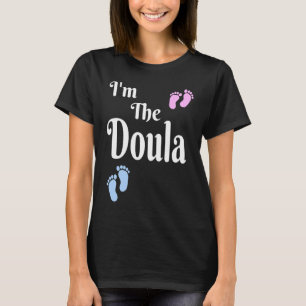 Ik ben de Doula Labor Coach Midvrouw Gif Baby T-shirt