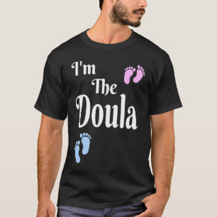 Ik ben de Doula Labor Coach Midvrouw Gif Baby T-shirt