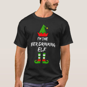 Ik ben de Drink Elf Matching Family Christmas T-shirt