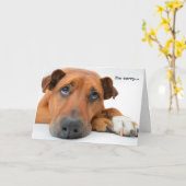 Ik ben de Droevige Kaart van de Hond (Gele Bloem)