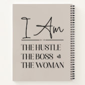 Ik ben de drukte, de baas, de vrouw grappig notitieboek (Achterkant)