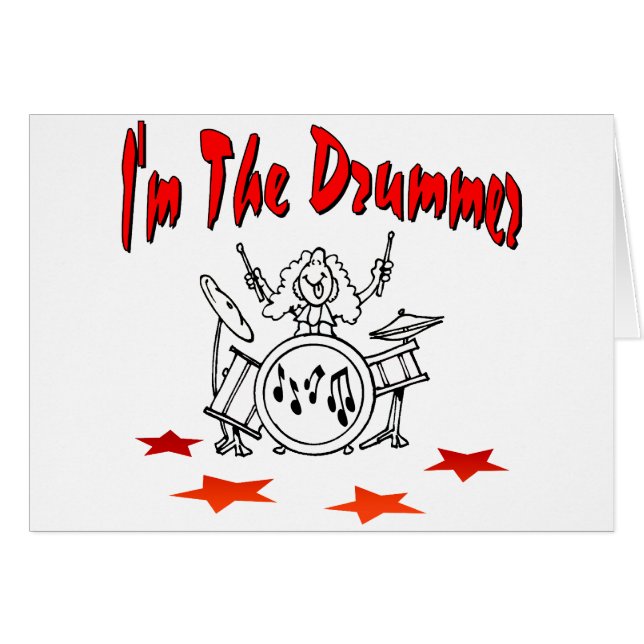 Ik ben de Drummer (Voorkant Horizontaal)