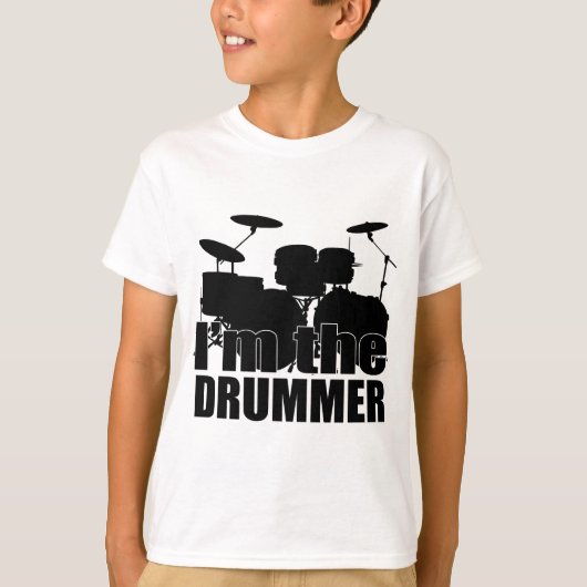 Ik ben de Drummer T-shirt (Voorkant)
