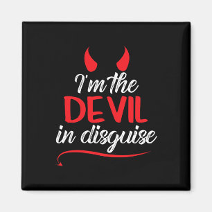Ik ben de duivel in vermomming Fun Satan aanbidder Magneet