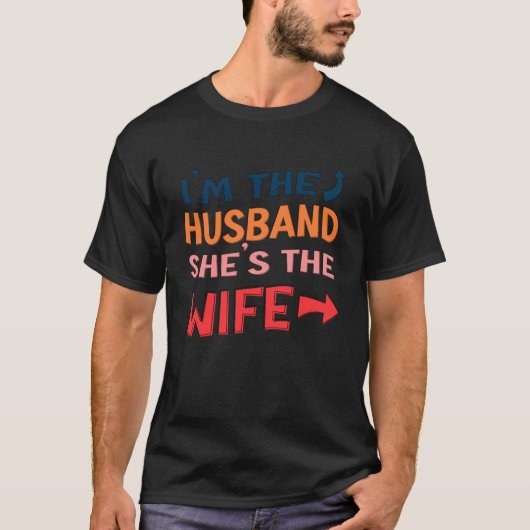 Ik ben de echtgenoot, zij is de vrouw Pullover Hoo (Voorkant)