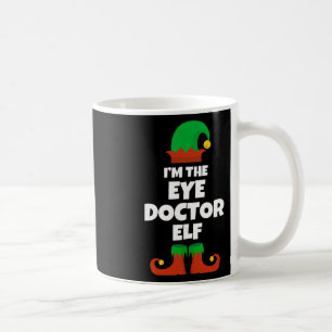 Ik ben de Eye Doctor Elf Family pyjama kerstpret Koffiemok