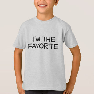 Ik ben de favoriet t-shirt