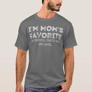 Ik ben de favoriete hoed van mama Wat ze grappig z T-shirt