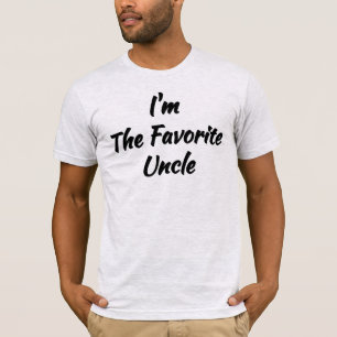 ik ben de favoriete oom (cadeau voor mijn oom) t-shirt