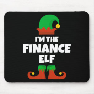 Ik ben de financiële elf familie pyjama kerst grap muismat