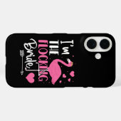 Ik ben de Flocking Bruid Flamingo Bachelorette Par Case-Mate iPhone Case (Achterkant (horizontaal))
