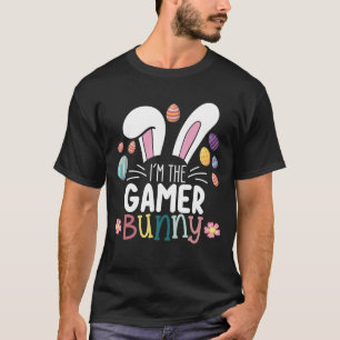 Ik ben de gamer Bunny Gaming Pasen Matching T-shirt