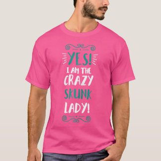 Ik ben de gekke stinkdier-stinkdier t-shirt