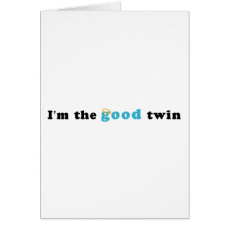 Ik ben de goede tweeling