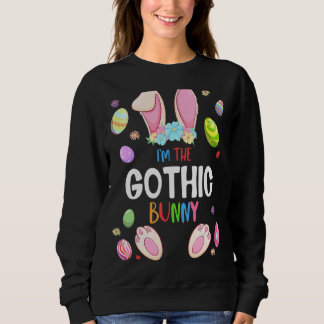 Ik ben de Gothic Bunny Easter Party Matching Famil Trui