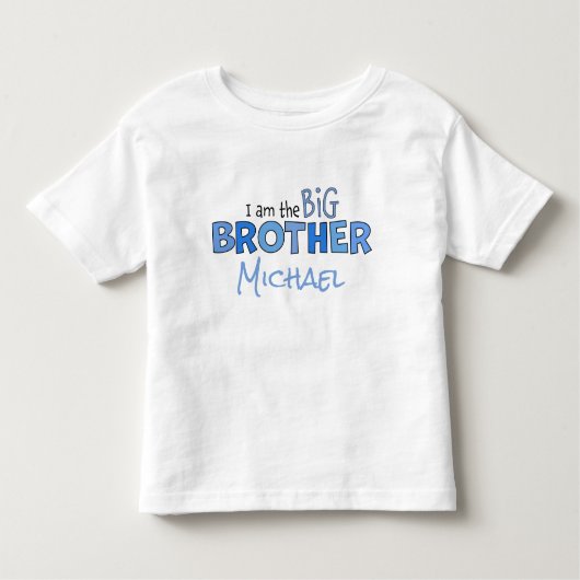 Ik ben de grote Broeder Whimsical Cute Modern Kinder Shirts (Voorkant)