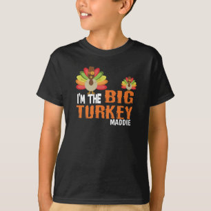 Ik ben de grote Thanksgiving grote broer T-shirt