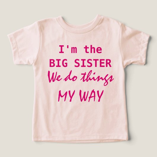 Ik ben de grote zuster (Design voorkant)
